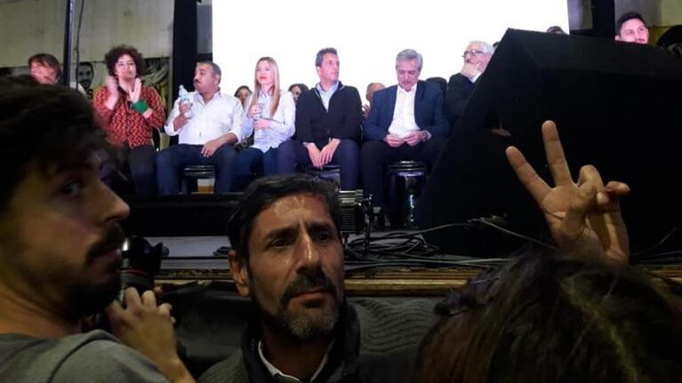 Turi estuvo en el acto de Alberto Fernández, pero dijo que no es K.