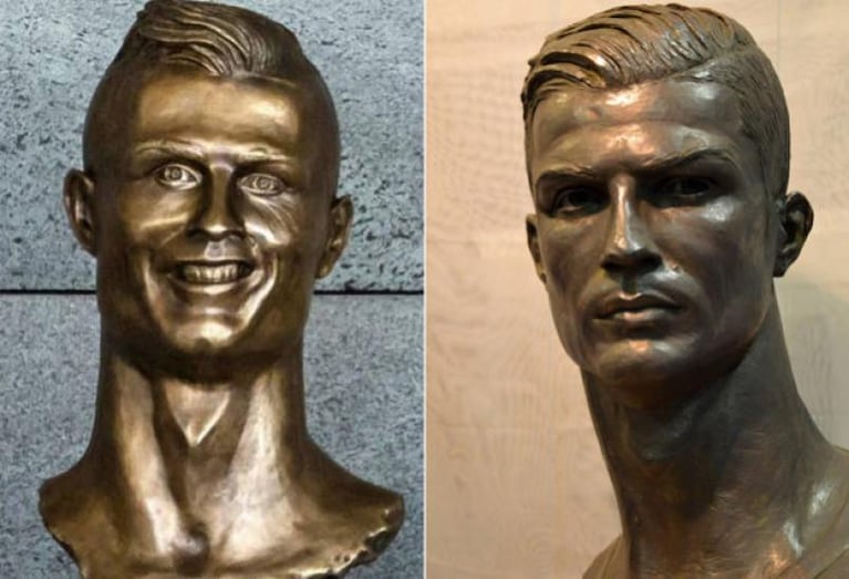 Tuvo su revancha: el nuevo busto de Cristiano Ronaldo