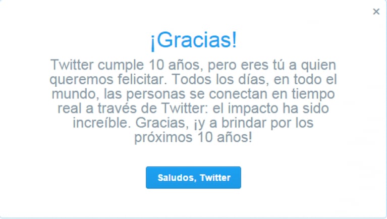 Twitter festeja 10 años