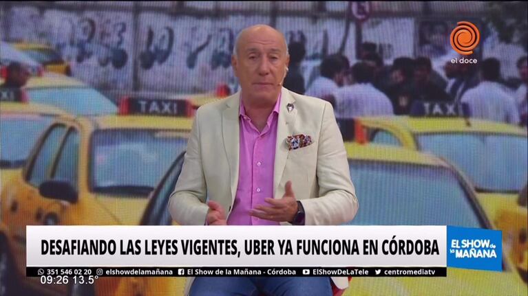 Uber calentó los ánimos en Córdoba