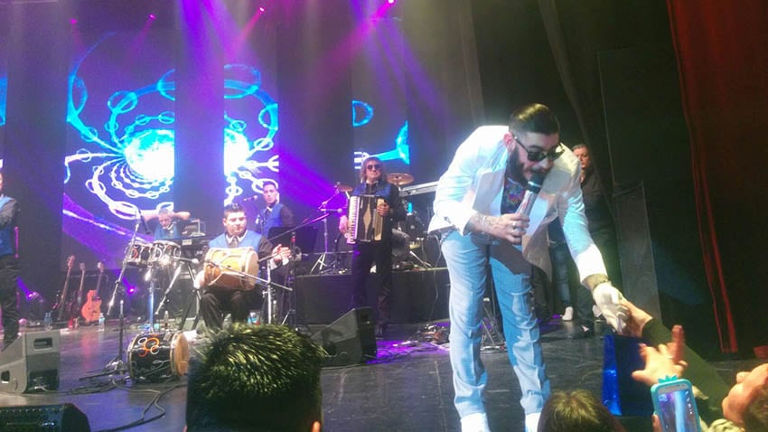 Ulises Bueno comenzó la conquista de Buenos Aires en el Gran Rex. Foto: Silvia Pérez Ruiz.