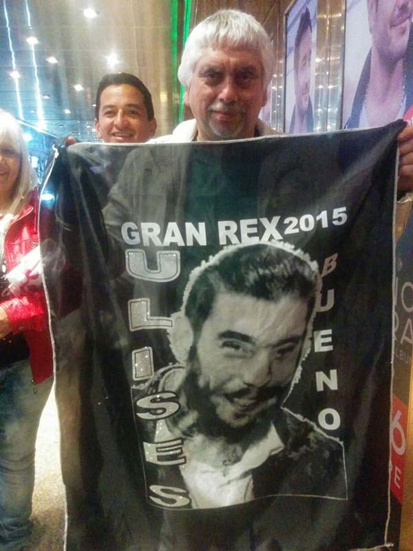 Ulises Bueno comenzó la conquista de Buenos Aires en el Gran Rex. Foto: Silvia Pérez Ruiz.