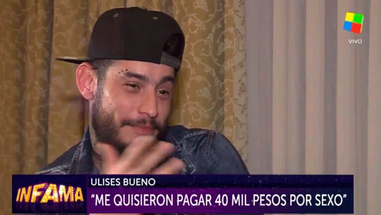 Ulises Bueno: “Me quisieron pagar por sexo”