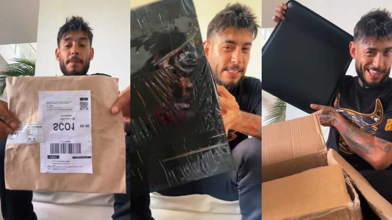 Ulises Bueno mostró sus compras online y...¡le llegaron 15 paquetes en un día!