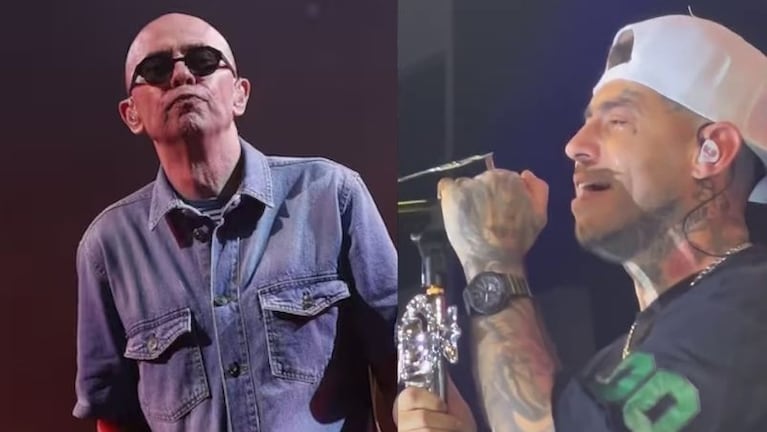 Ulises Bueno se emocionó en el escenario al cantar "Ji ji ji" del Indio.