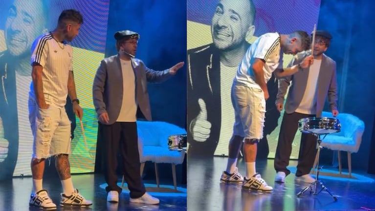 Ulises Bueno se lució en el escenario de “Es por ahí” y se llevó todos los aplausos.