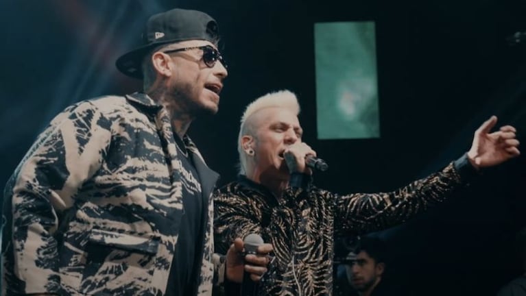Ulises Bueno y Juanito Ninci juntos en La Plaza de La Música.