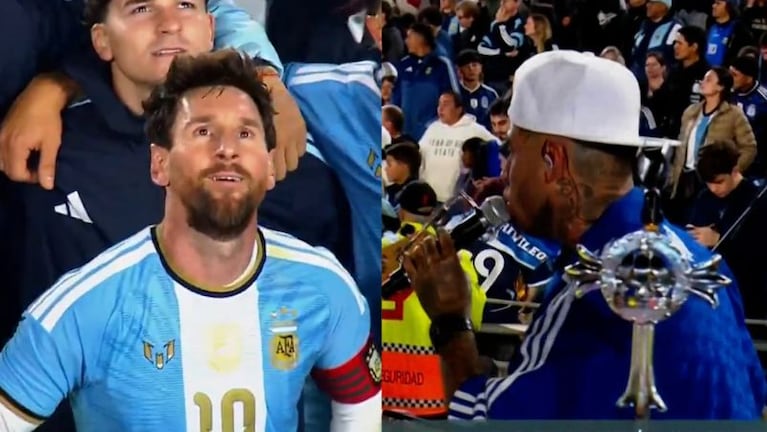 Ulises Bueno y la emotiva despedida de Messi en el Monumental.