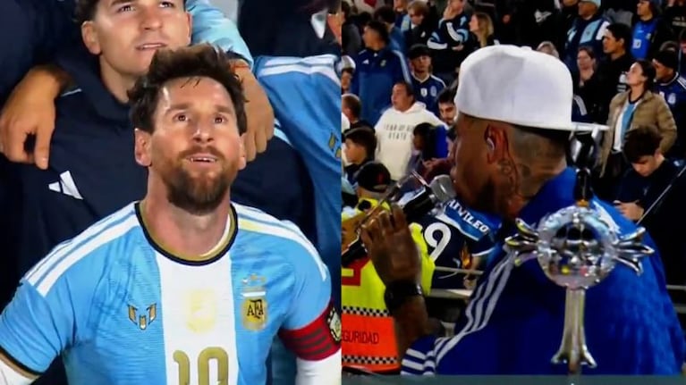 Ulises Bueno y la emotiva despedida de Messi en el Monumental.
