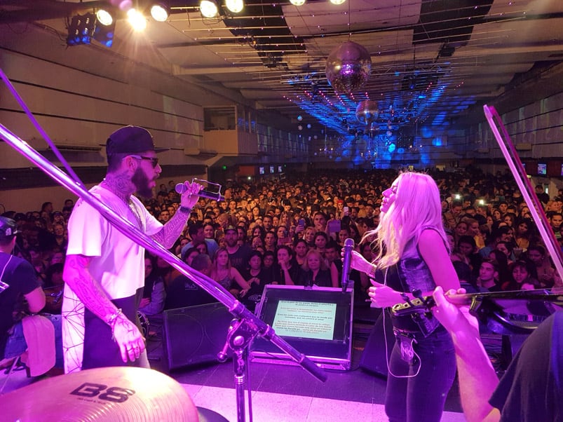 Ulises Bueno y Magalí Olave en la Sala del Rey. Foto: Flavio Castelló