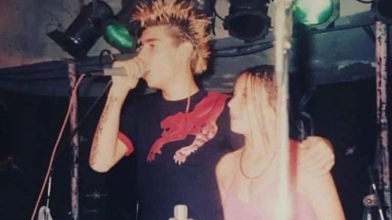 Ulises Bueno y Magui Olave de jóvenes.
