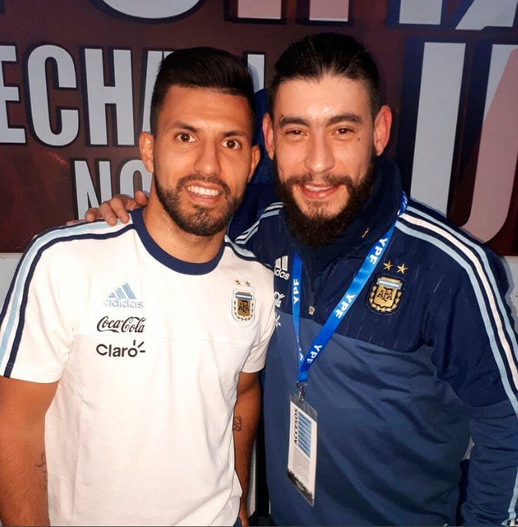 Ulises Bueno y Sergio Kun Aguero