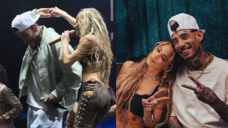 Ulises Bueno y Tini juntos en el Kempes.