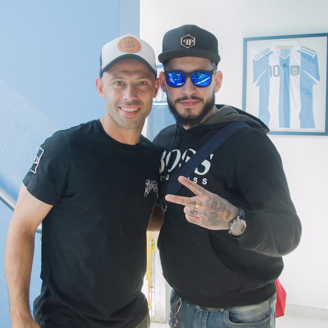 Ulises estuvo en el predio de Ezeiza junto a Messi y todo el plantel