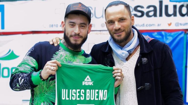 Ulises recibió la "7" verde con su nombre.
