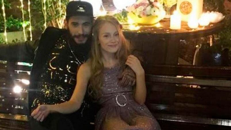 Ulises y Rocío en 2017, cuando hicieron juntos "Mi dulce niña" en el Bailando.