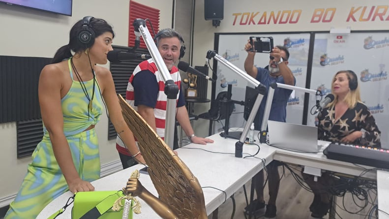 Último día de Flor y Mariano en Curazao. 