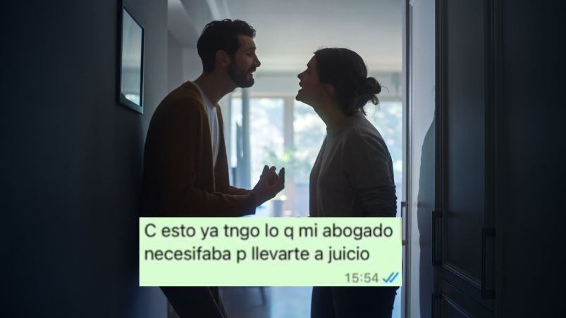 Un acalorado chat de una expareja se viralizó en las redes.