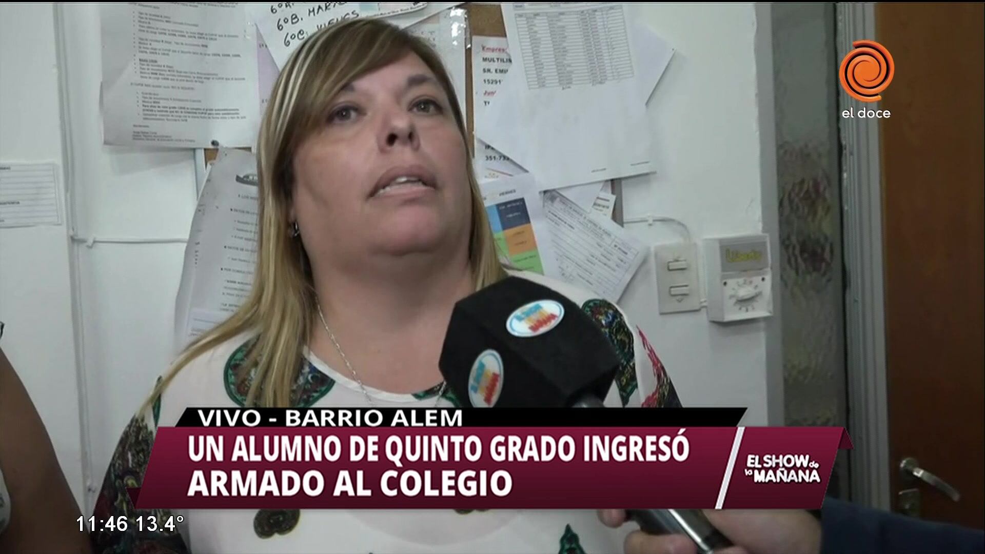 Un alumno ingresó arma falsa al colegio