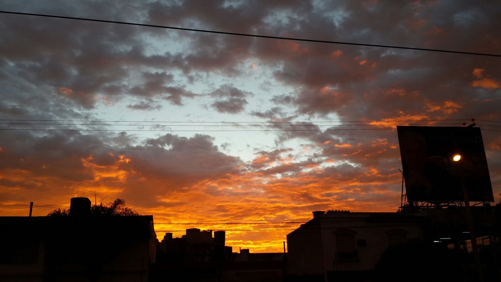 Un amanecer cordobés digno de una postal. Foto: Seba Pfaffen.