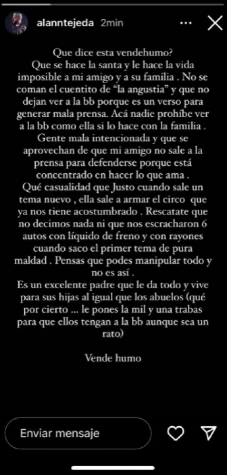 Un amigo de Paulo Londra cruzó a Rocío Moreno tras una fuerte acusación