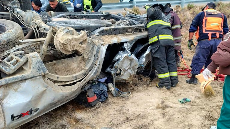 Un árbitro murió en un terrible accidente de tránsito en Santa Cruz.