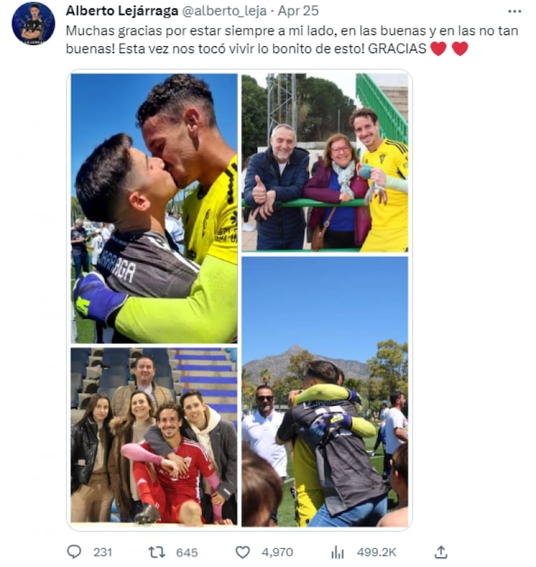 Un arquero salió campeón y celebró con un beso a su novio: la foto sin tabúes