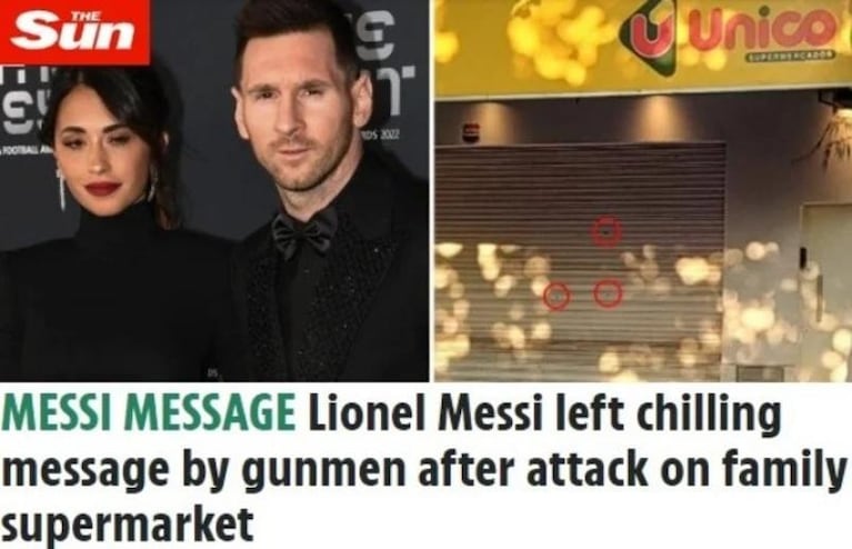 Un ataque que recorre el mundo: así impactó la amenaza a Messi y Antonela