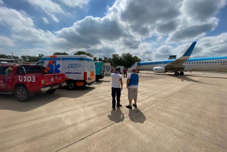 Un avión de Aerolíneas Argentinas aterrizó de emergencia en Córdoba: hay heridos leves