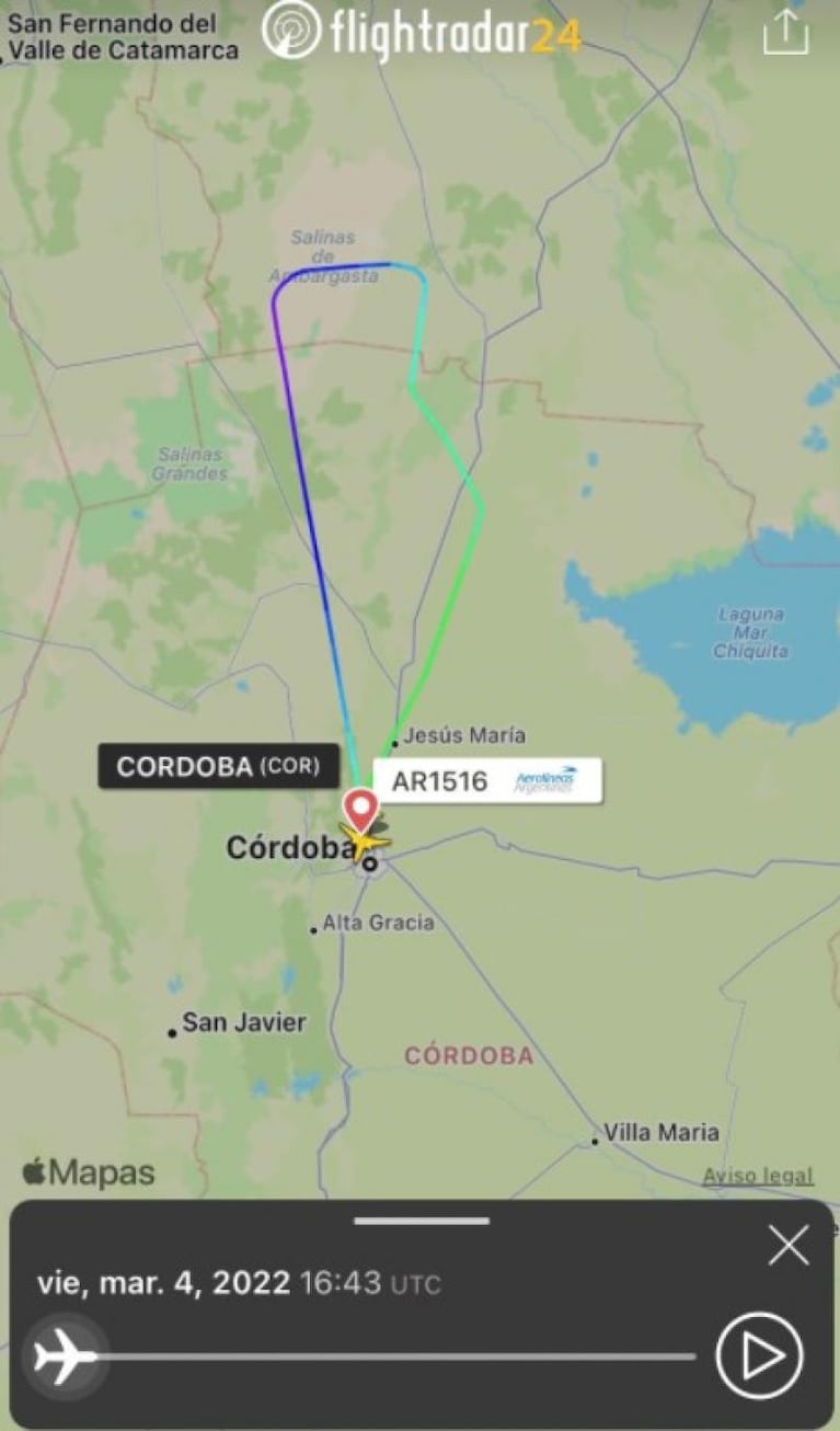 Un avión de Aerolíneas Argentinas aterrizó de emergencia en Córdoba: hay heridos leves