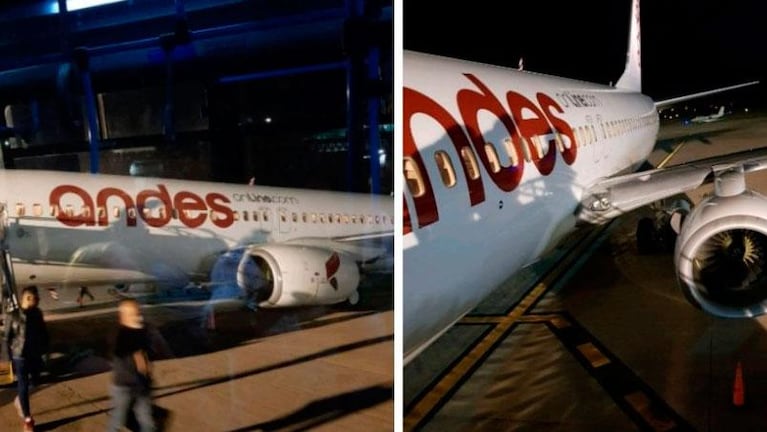 Un avión de Andes realizó un aterrizaje de emergencia en Córdoba