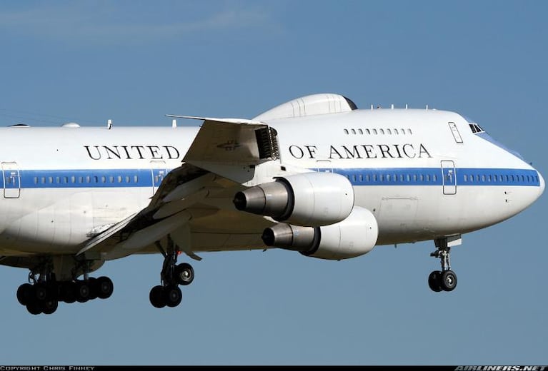 Un boeing 747 para Trump en caso de guerra nuclear