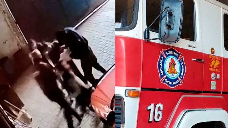 Un bombero salvó a la bebé de pocos días de vida en Capilla del Monte.