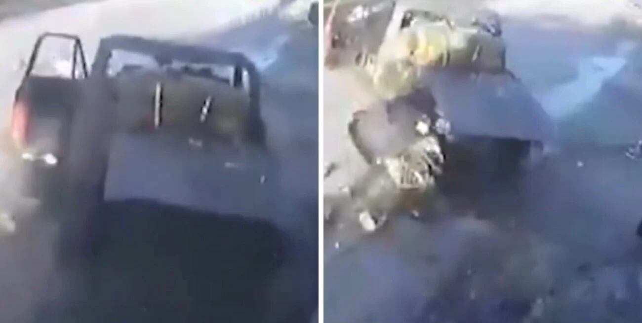 Un camión subió a la vereda y arrolló a dos niñas de 7 años y a una mujer: el conductor huyó y fue detenido