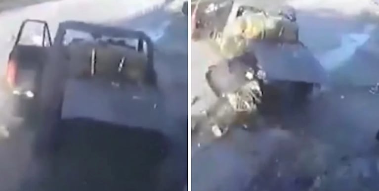 Un camión subió a la vereda y arrolló a dos niñas de 7 años y a una mujer: el conductor huyó y fue detenido