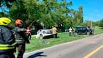 Un camión y una camioneta chocaron en uno de los accesos a Río Cuarto.