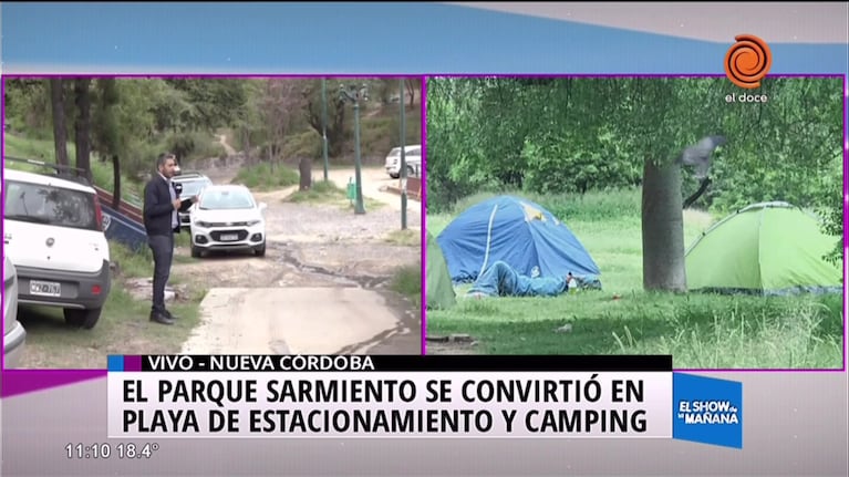 ¿Un camping en el Parque Sarmiento?