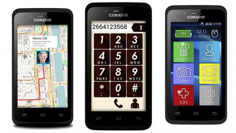 Un celular argentino pensado para personas mayores