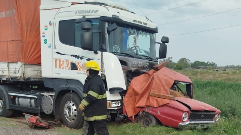 Un choque fatal tuvo lugar en la Ruta Nacional 8, cerca de Río Cuarto.