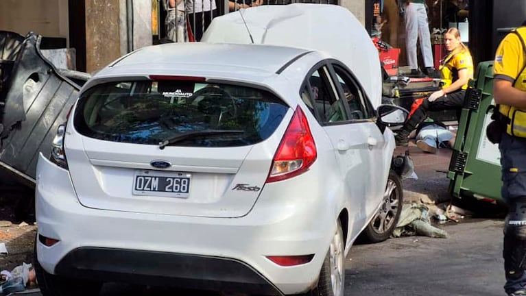 Un choque sacudió al centro de Córdoba en la tarde del lunes.