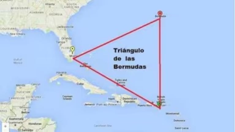 Un científico dio su teoría sobre el Triángulo de las Bermudas.