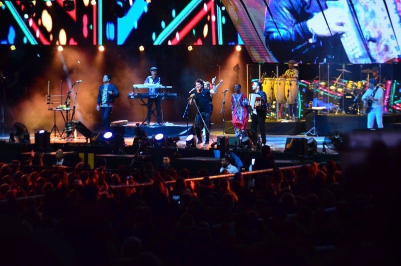 Un cierre de lujo con Carlos Vives, Abel Pintos y Luciano Pereyra. Foto: Francesco Trombetta.