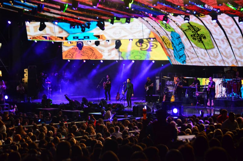 Un cierre de lujo con Carlos Vives, Abel Pintos y Luciano Pereyra. Foto: Francesco Trombetta.