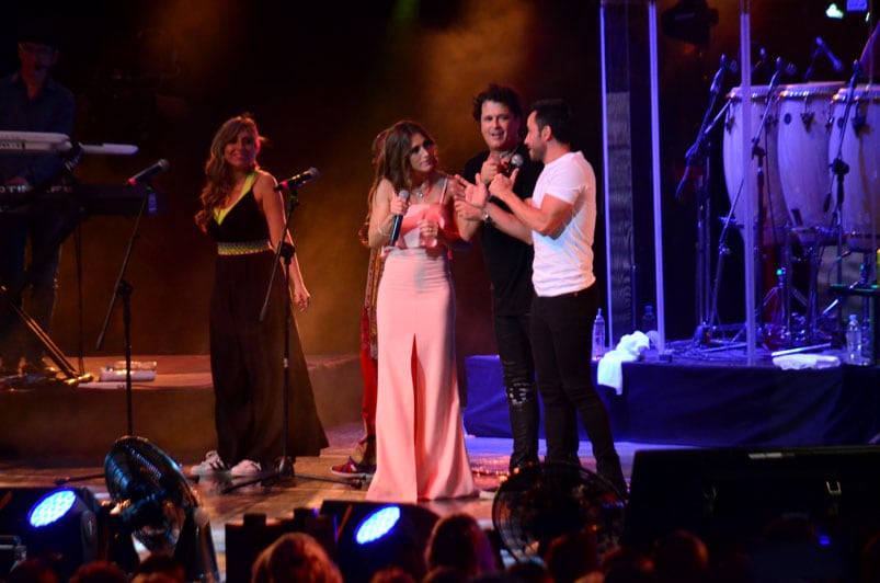 Un cierre de lujo con Carlos Vives, Abel Pintos y Luciano Pereyra. Foto: Francesco Trombetta.