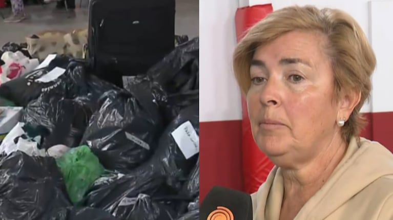 Un club de Bahía Blanca ayuda a los afectados por la inundación. (Foto: captura El Doce)