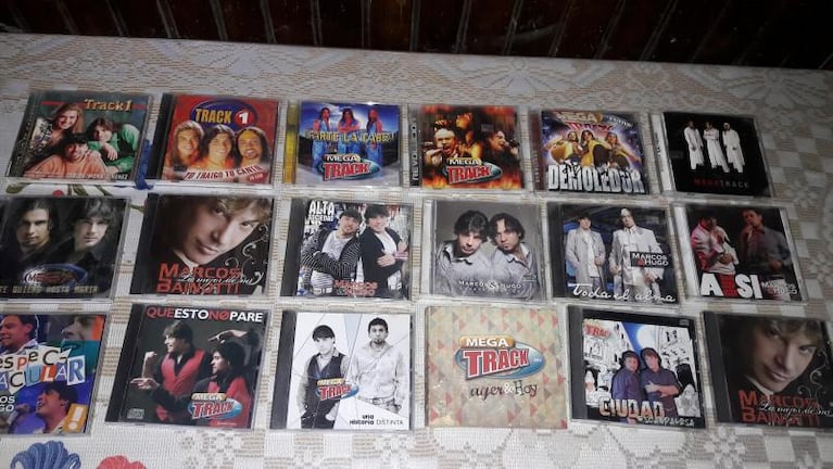 Un coleccionista con más de dos mil discos de cuarteto