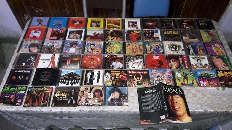 Un coleccionista con más de dos mil discos de cuarteto