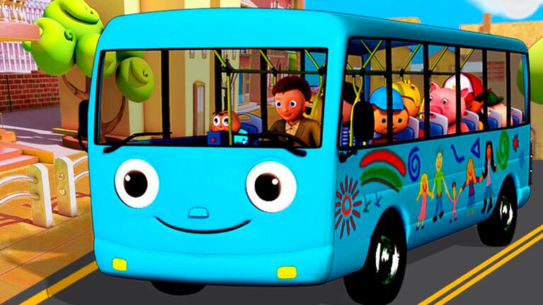 Un colectivo animado es un verdadero fenómeno viral. Foto: Youtube.