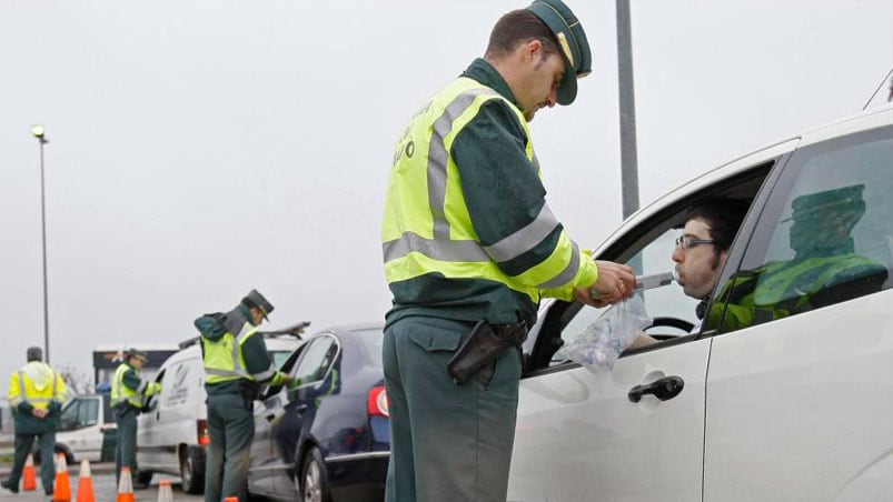 Un control de alcoholemia descontrolado en España. Foto ilustrativa