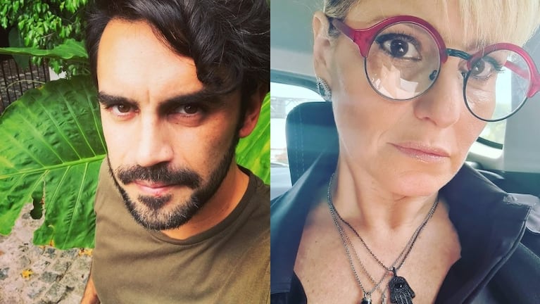 Un cruce impensado se dio en Twitter entre la periodista y el actor. Foto: Instagram @rominamanguel y @gonzaloezequielheredia.